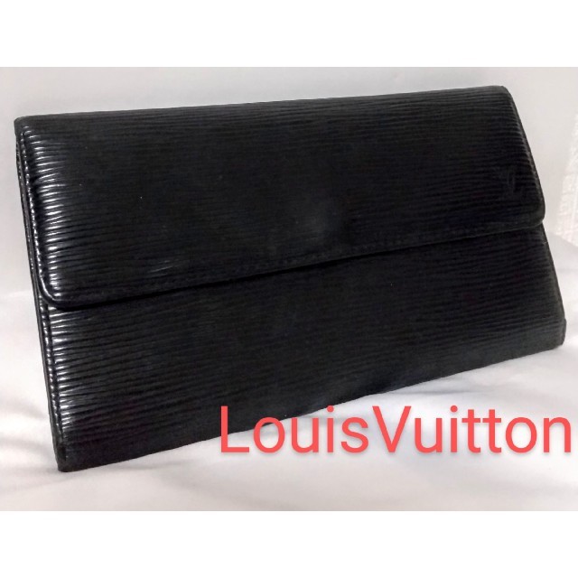 LOUIS VUITTON(ルイヴィトン)の＊ルイヴィトン＊長財布 エピ 黒色 レディースのファッション小物(財布)の商品写真