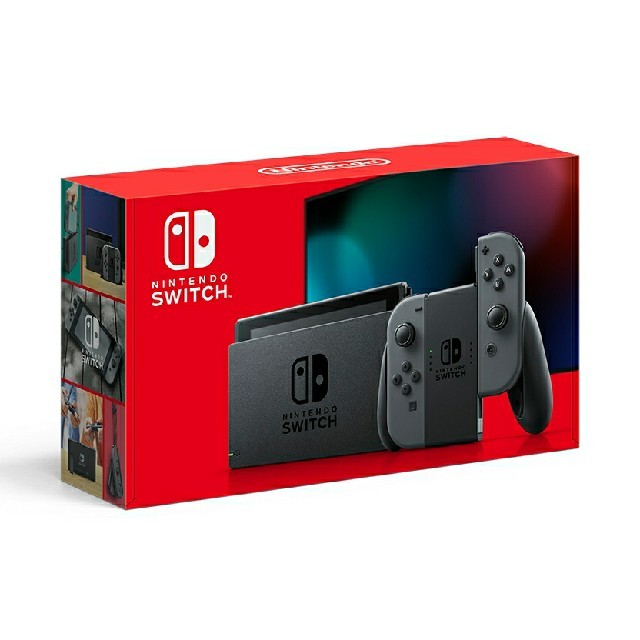 Nintendo Switch(ニンテンドースイッチ)の新品未開封 Nintendo Switch 本体 グレー 新モデル ニンテンドー エンタメ/ホビーのゲームソフト/ゲーム機本体(家庭用ゲーム機本体)の商品写真