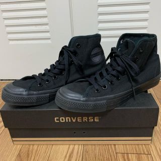 コンバース(CONVERSE)の再値下げ‼️コンバース　ハイカット　ブラック　25.5cm(スニーカー)