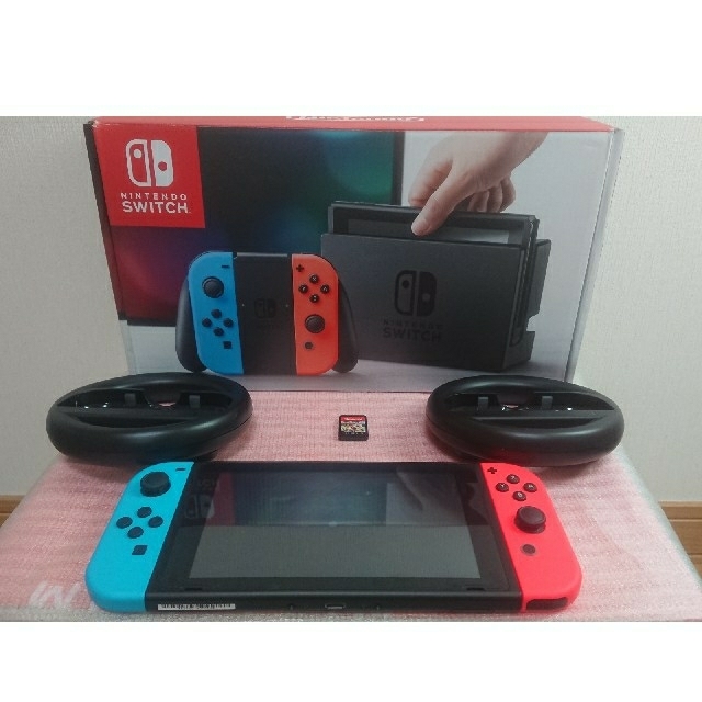 ニンテンドースイッチ 本体 ネオン マリオカート8 セット