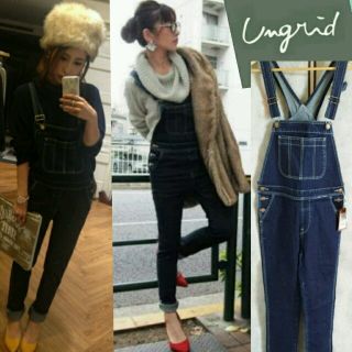 Ungrid - 新品 デニムストスリサロペット Ｍの通販 by halu's shop ...