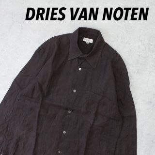 ドリスヴァンノッテン(DRIES VAN NOTEN)のDRIES VAN NOTEN ドリスヴァンノッテン リネンシャツ 無地 レア(シャツ)