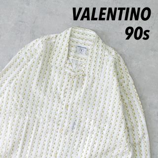 ヴァレンティノ(VALENTINO)の90s VALENTINO オープンカラーシャツ オーバーサイズ 開襟 総柄(シャツ)