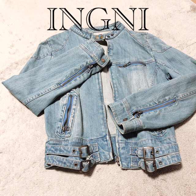 INGNI(イング)のINGNI イング ジージャン デニム レディースのジャケット/アウター(Gジャン/デニムジャケット)の商品写真