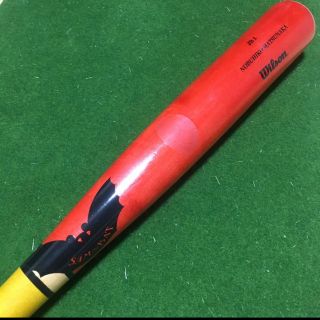 ウィルソン(wilson)の元ソフトバンク　松中信彦選手　実使用バット　SAM BAT　NPBマーク？(バット)