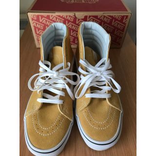 ヴァンズ(VANS)のVANS スニーカー　黄色　25.5センチ(スニーカー)