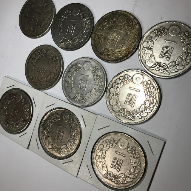 一円銀貨 10枚セット レプリカの通販 by ミッチー｜ラクマ
