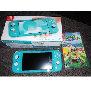 ニンテンドースイッチ(Nintendo Switch)のスイッチライト あつまれどうぶつの森 セット(携帯用ゲーム機本体)