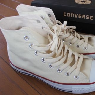 コンバース(CONVERSE)のコンバース　ハイカットシューズ　生成り(スニーカー)