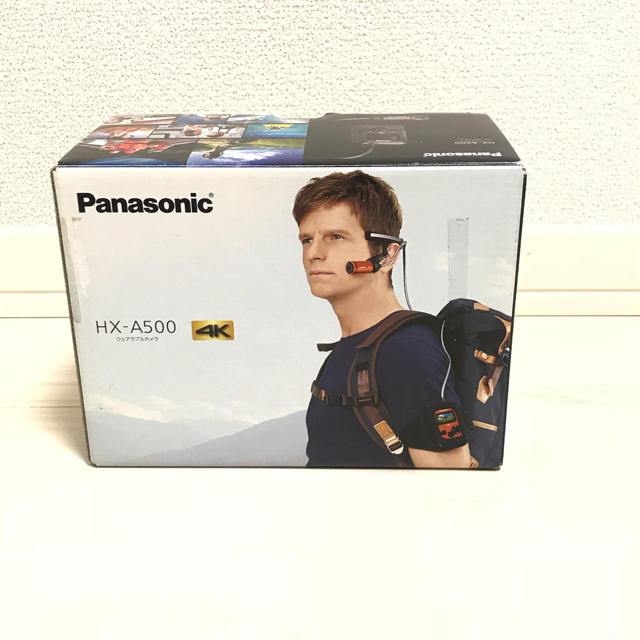 付属品完備 パナソニック ウェアラブルカメラ グレー HX-A500-H