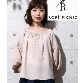 ロペピクニック(Rope' Picnic)の【ROPÉ PICNIC】刺繍ブラウス(シャツ/ブラウス(長袖/七分))