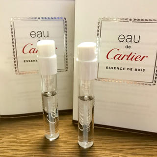 カルティエ(Cartier)のカルティエ オー ド カルティエ エッセンス ボワ サンプル EDT x2(香水(女性用))