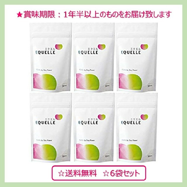 大塚製薬 エクエル パウチ120粒30日分 ×6袋食品/飲料/酒