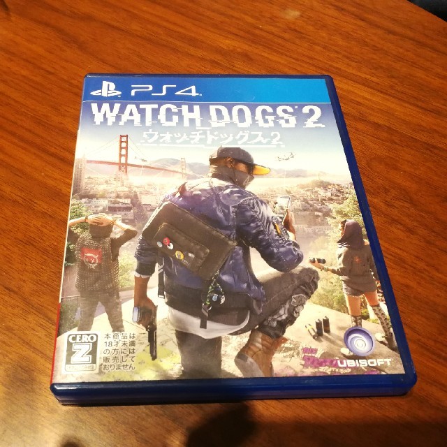 PlayStation4(プレイステーション4)のPS4  ウォッチドッグス2  WATCH DOGS 2 エンタメ/ホビーのゲームソフト/ゲーム機本体(家庭用ゲームソフト)の商品写真