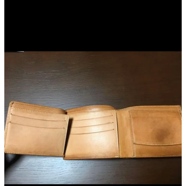 BREE(ブリー)のBREE メンズ　2つ折り財布　ヌメ革 メンズのファッション小物(折り財布)の商品写真