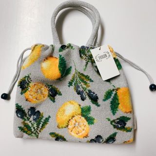 フェイラー(FEILER)の新品　ANA 機内販売限定　フェイラー　シチリアーノ柄　巾着バッグ(ハンドバッグ)