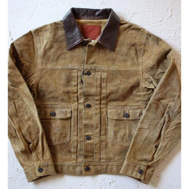 RRL(ダブルアールエル)の新品*RRL*ラフアウトスエード ジャケット*S*レザージャケット　 メンズのジャケット/アウター(レザージャケット)の商品写真