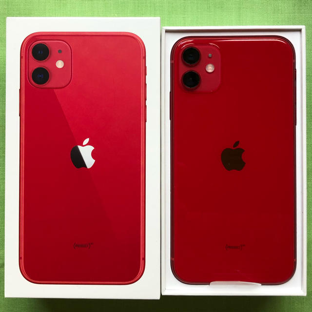 iPhone 11 (PRODUCT)RED 64 GB ドコモSIM解除済み