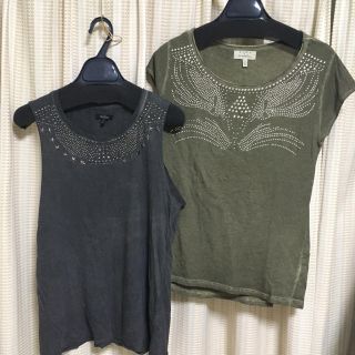 ザラ(ZARA)の【ZARA 】カットソー　2点セット(Tシャツ(半袖/袖なし))