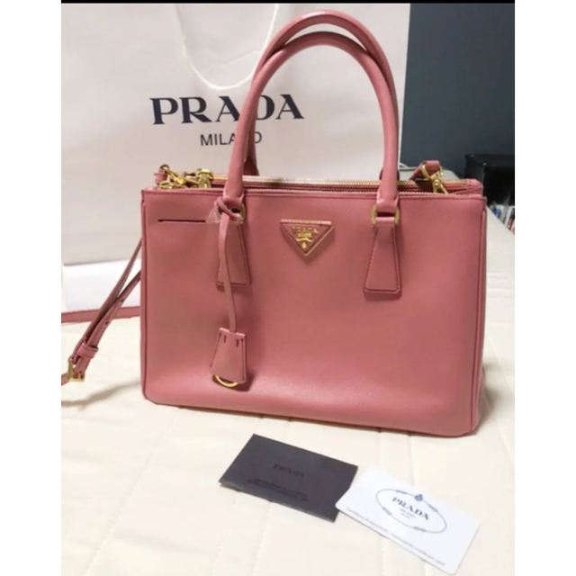 PRADA サフィアーノ　バッグ　ガレリア