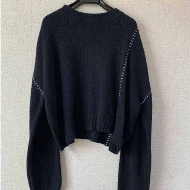 ニット/セーターunused 7g crewneck knit 2