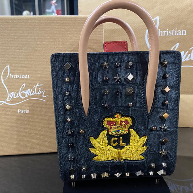 【最終値引】未使用 Louboutin Paloma Nano Croco