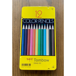トンボエンピツ(トンボ鉛筆)のトンボ色鉛筆12色(色鉛筆)