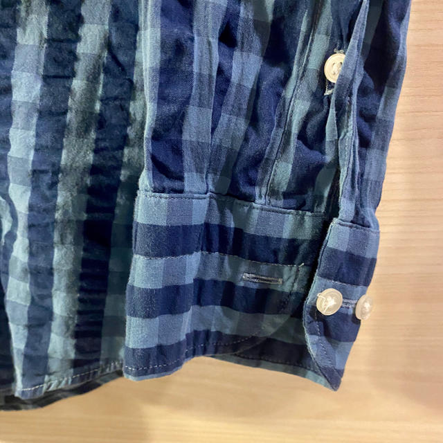 THE SUIT COMPANY(スーツカンパニー)のスーツセレクト ワイドカラー ギンガムチェックシャツ ネルシャツ メンズのトップス(シャツ)の商品写真
