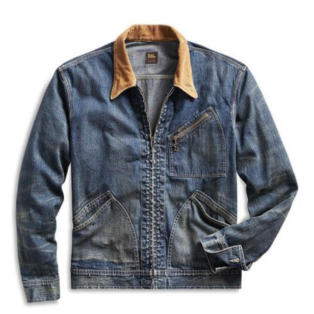 新品*RRL*コーデュロイカラー デニム ジャケット*M*　ダブルアールエル