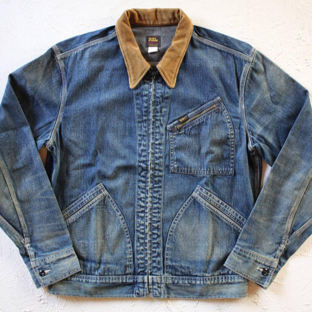 新品*RRL*コーデュロイカラー デニム ジャケット*M* ダブル 新品*RRL*コーデュロイカラー デニム ジャケット*M* ダブル