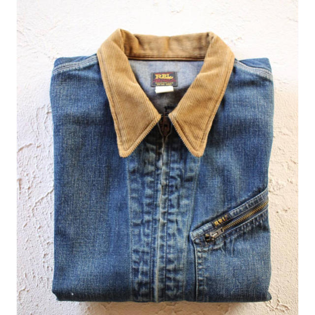 新品*RRL*コーデュロイカラー デニム ジャケット*M* ダブル 新品*RRL*コーデュロイカラー デニム ジャケット*M* ダブル