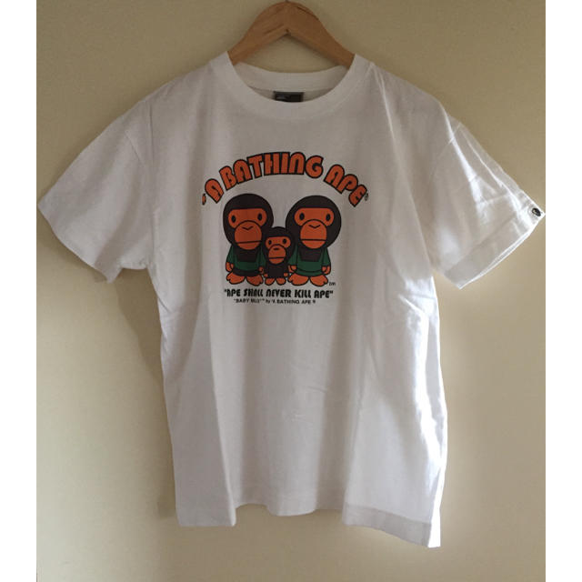 A BATHING APE - A BATHING APE Tシャツ 白の通販 by ポートベロー's ...