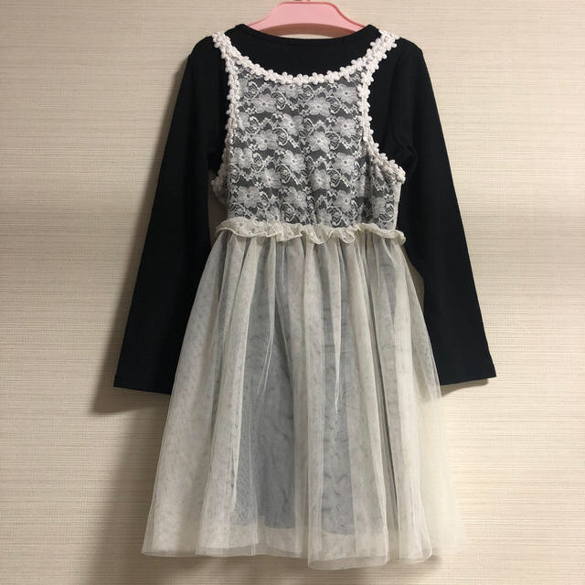 しまむら(シマムラ)のワンピース    130  セット キッズ/ベビー/マタニティのキッズ服女の子用(90cm~)(ワンピース)の商品写真