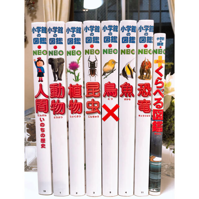 小学館(ショウガクカン)の小学館の図鑑NEO 7冊セット エンタメ/ホビーの本(住まい/暮らし/子育て)の商品写真