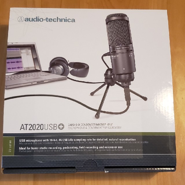 audio-technica オーディオテクニカ USB マイクロホン 楽器のレコーディング/PA機器(マイク)の商品写真