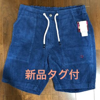 オーシャンパシフィック(OCEAN PACIFIC)のオーシャンパシフィック   コーディロイパンツ　新品タグ付　紺色(ショートパンツ)