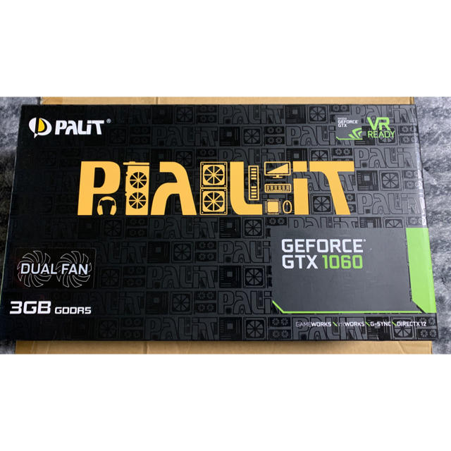 Palit GEFORCE GTX1060 グラフィックボード 3GB