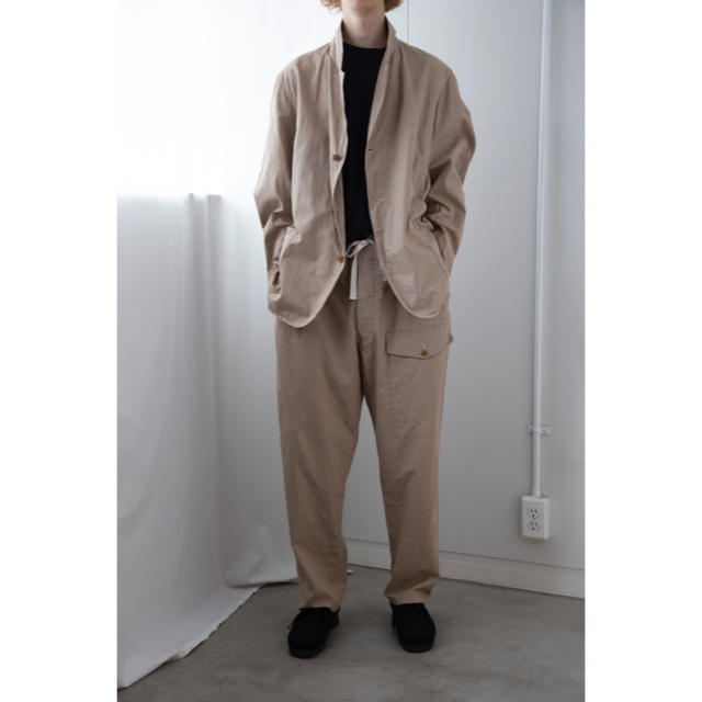 COMOLI 21SS 杢シルクジャケット 希少 ネイビー 美品 - 通販