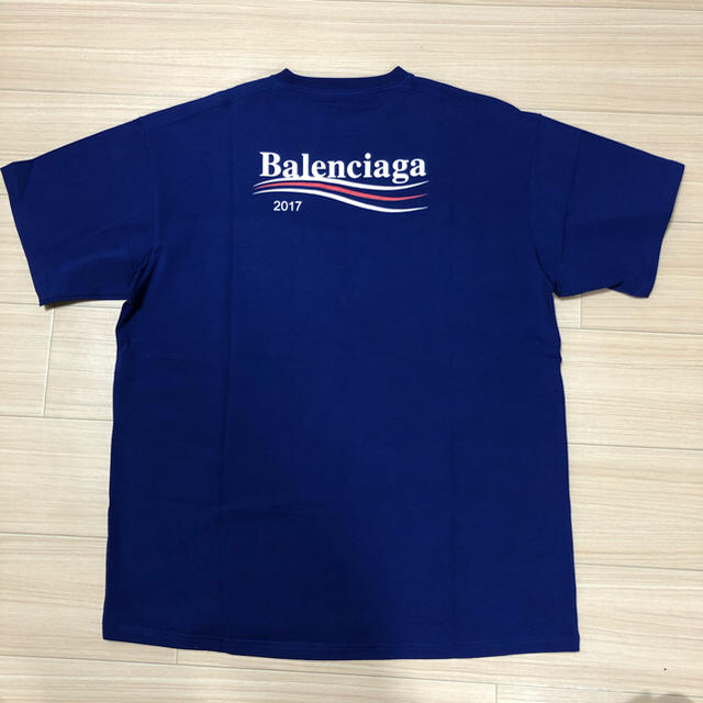 純正新販売 balenciaga 2017 キャンペーンロゴ Tシャツ