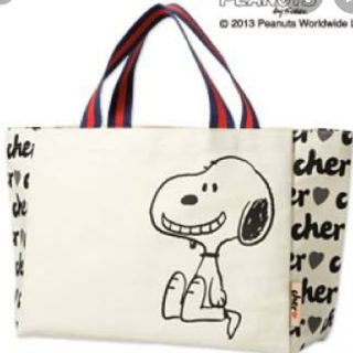 スヌーピー(SNOOPY)のスヌーピーシェルコラボバック(トートバッグ)