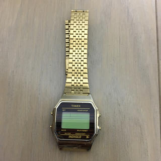 タイメックス(TIMEX)のタイメックス　腕時計　ゴールド(腕時計(デジタル))