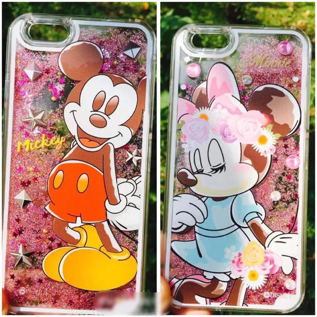 Disney(ディズニー)の★最安値★ディズニーキラキラ ケース スマホ/家電/カメラのスマホアクセサリー(モバイルケース/カバー)の商品写真