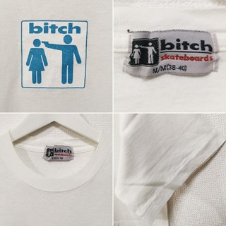 GIRL - M 90s bitch skateboards ビッチ Tシャツ USA製の通販 by ...