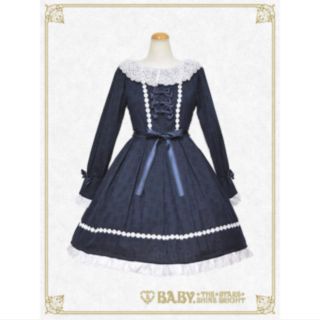 BABY,THE STARS SHINE BRIGHT - お花からみワンピース ネイビーの通販 ...
