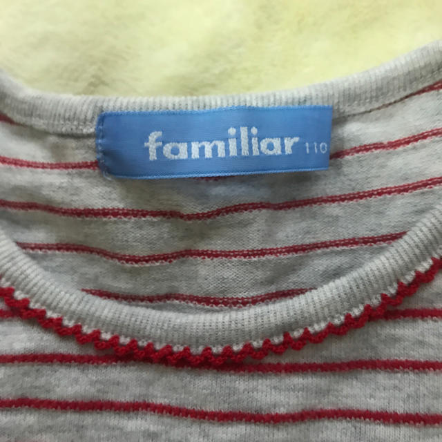 familiar(ファミリア)のfamiliar 110cm 半袖 キッズ/ベビー/マタニティのキッズ服女の子用(90cm~)(Tシャツ/カットソー)の商品写真