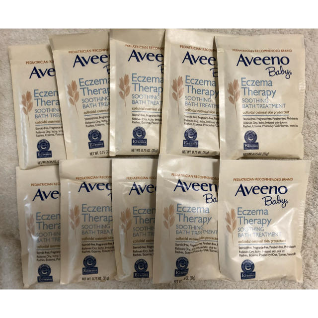 aveeno baby オートミールの入浴剤 10袋 コスメ/美容のボディケア(入浴剤/バスソルト)の商品写真