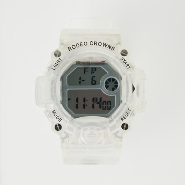 RODEO CROWNS(ロデオクラウンズ)の着せ替え可能 デジタル時計 レディースのファッション小物(腕時計)の商品写真