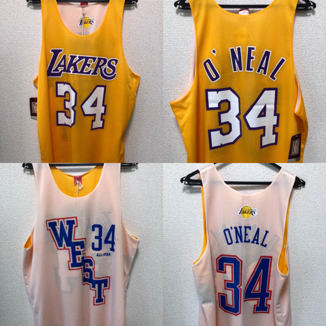 MITCHELL & NESS(ミッチェルアンドネス)のALLSTAR/LAKERS リバーシブル タンクトップ メンズのトップス(タンクトップ)の商品写真