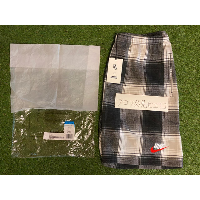 Supreme×Nike Plaid Half Pants Shots