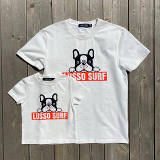 チャムス(CHUMS)の西海岸系☆ルッソドッグTシャツ　XLサイズ　140センチ　ホワイト　パタゴニア(Tシャツ/カットソー)